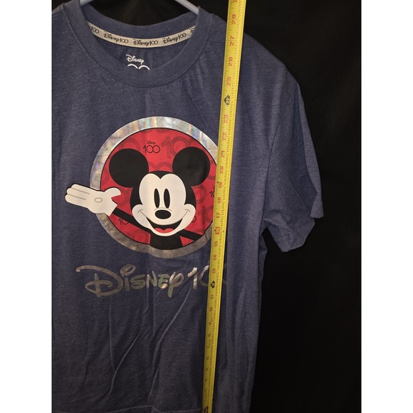 Disney 100th Anniversary Mickey Mouse T-Shirt Size Small 100 Years Of Wondering - Picture 5 of 7